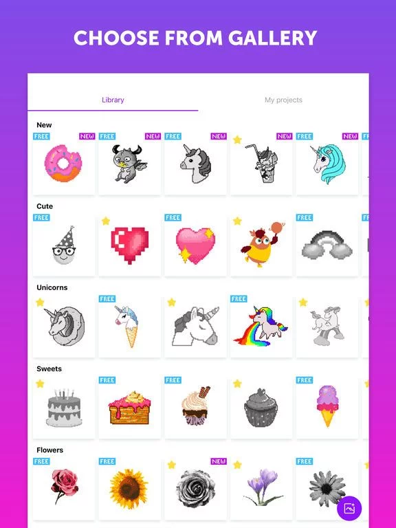 Изображение игры: PixelArt Color by Number