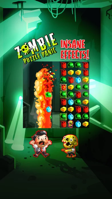 Изображение игры: Zombie Puzzle Panic