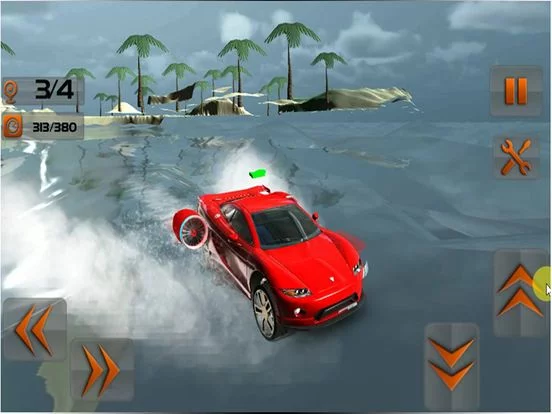 Изображение игры: Flying Car Stunts 2017
