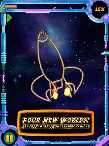 Изображение игры: Burn the Rope Worlds HD