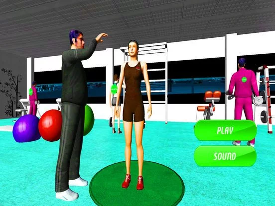 Изображение игры: Gym Fitness Workout 3D