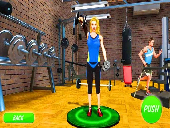 Изображение игры: Gym Fitness Workout 3D
