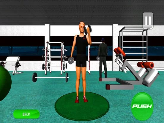Изображение игры: Gym Fitness Workout 3D