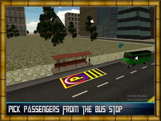Изображение игры: City Bus Driving Simulator 2016 - Real passengers pick & drop driver traffic parking Sim