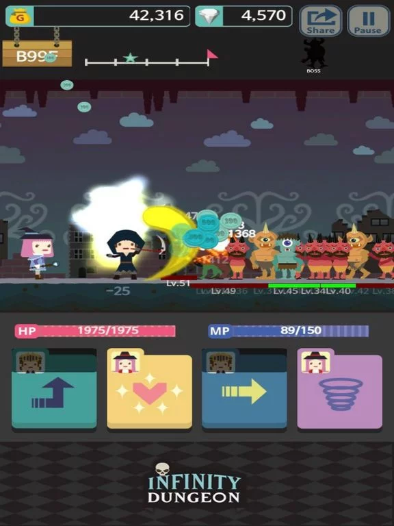Изображение игры: Infinity Dungeon! VIP