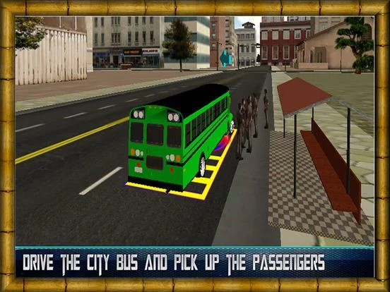Изображение игры: City Bus Driving Simulator 2016 - Real passengers pick & drop driver traffic parking Sim