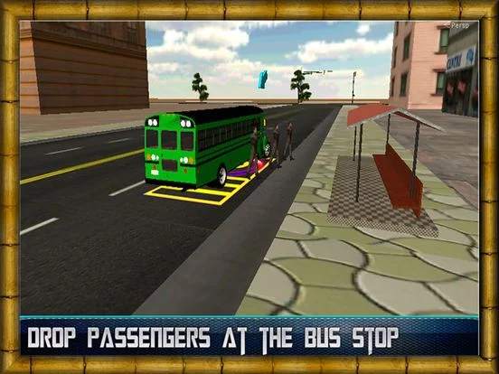 Изображение игры: City Bus Driving Simulator 2016 - Real passengers pick & drop driver traffic parking Sim