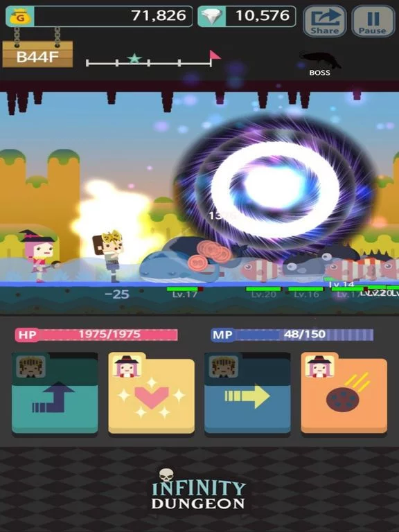 Изображение игры: Infinity Dungeon! VIP