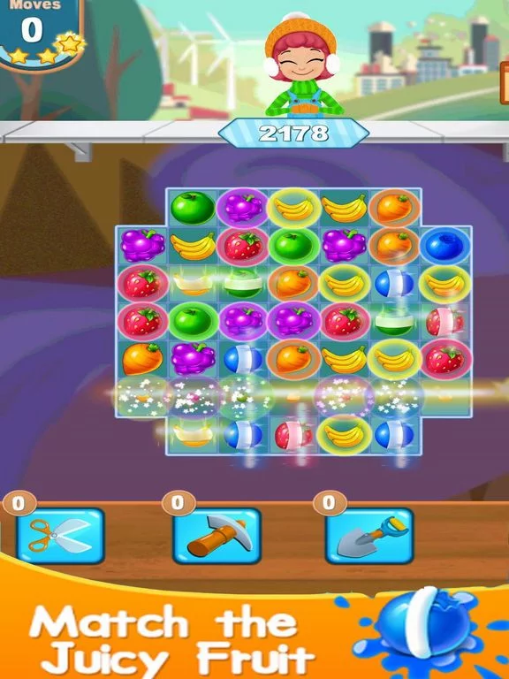 Изображение игры: Fruit Candy Smash Puzzle