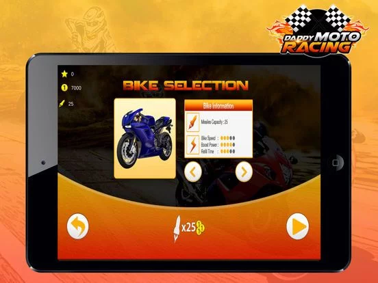 Изображение игры: Daddy Moto Racing - Use powerful missile to become a motorcycle racing winner
