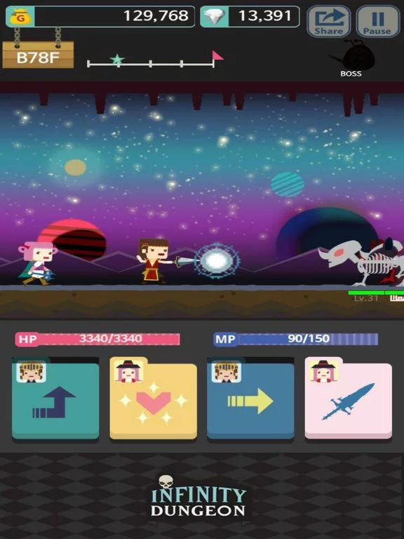 Изображение игры: Infinity Dungeon! VIP