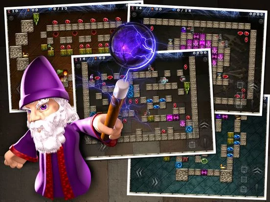 Изображение игры: iSpherical - A Wizard's Journey