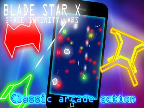 Изображение игры: Blade Star X: Space Infinity War - by Cobalt Play 8 Bit Games