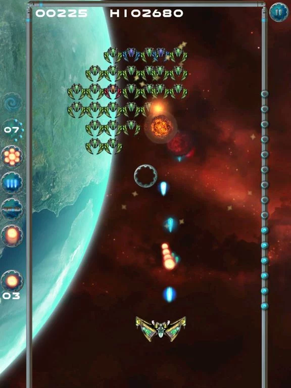 Изображение игры: Alien Wall - Brick Breaker meets Invader