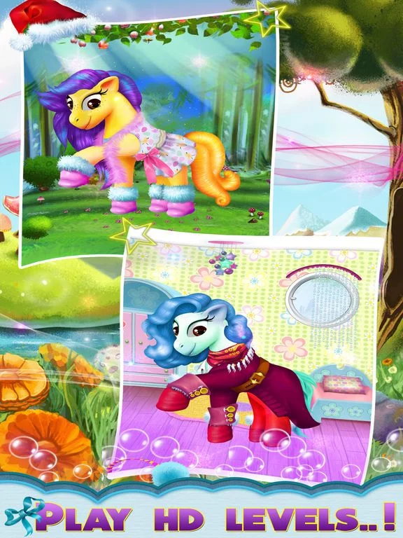 Изображение игры: Little Princess Pony DressUp (Pro) - Little Pets Friendship Equestrian Pony Pet Edition - Girls Game