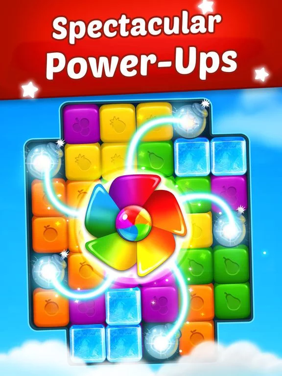 Изображение игры: Fruit Cube Blast