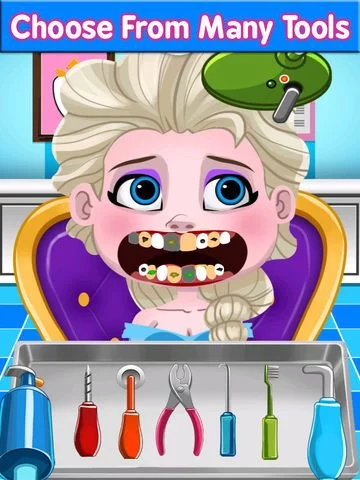 Изображение игры: `Dentist Games of Princess Kids Teeth Free