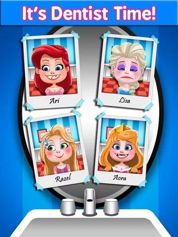 Изображение игры: `Dentist Games of Princess Kids Teeth Free
