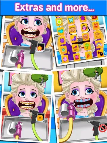 Изображение игры: `Dentist Games of Princess Kids Teeth Free