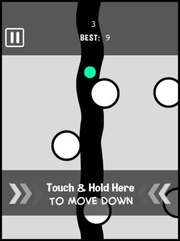Изображение игры: Avoid the Dot Circles - fun mini game snake puzzle