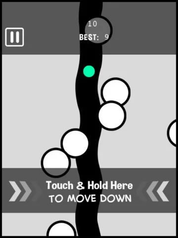 Изображение игры: Avoid the Dot Circles - fun mini game snake puzzle