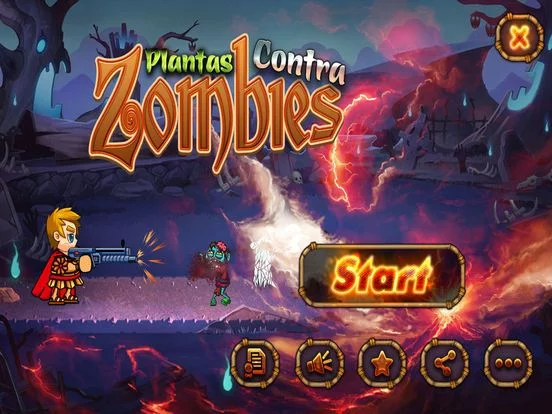 Изображение игры: Plantas Contra Zombies
