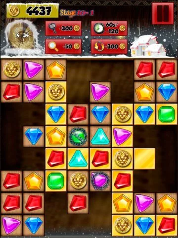 Изображение игры: Super Jewels Quest Christmas Season