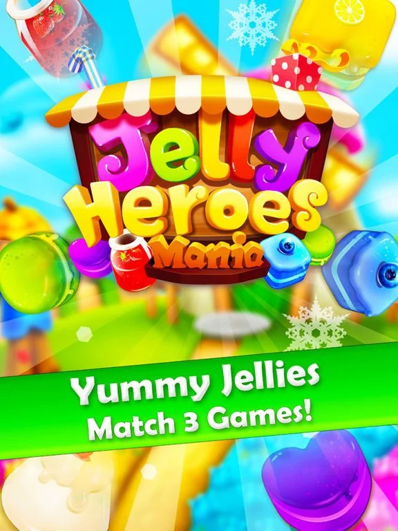 Изображение игры: Jelly Heroes Mania - Candy Match 3 Game