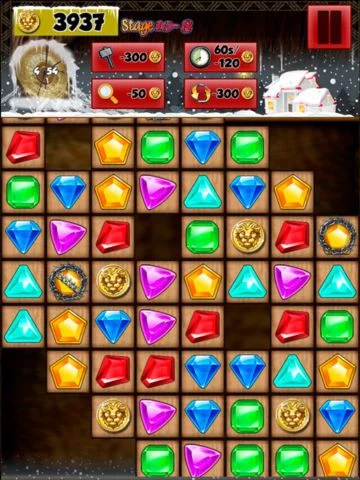 Изображение игры: Super Jewels Quest Christmas Season
