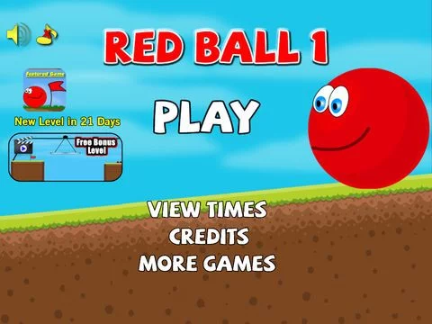 Изображение игры: Red Ball 1