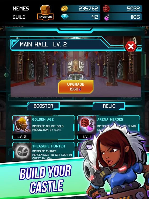 Изображение игры: Heroes Castle: Battle Strategy
