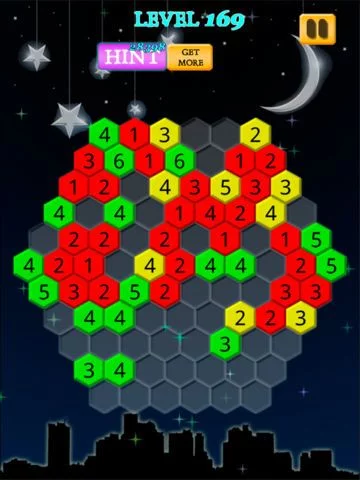 Изображение игры: Hex Maze - like sudoku - The most difficult game