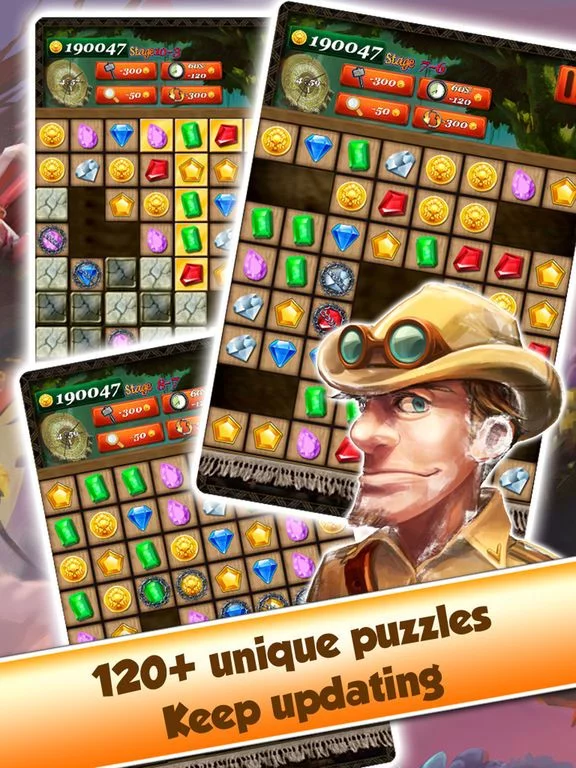 Изображение игры: Jewel Games Quest - Match 3 #
