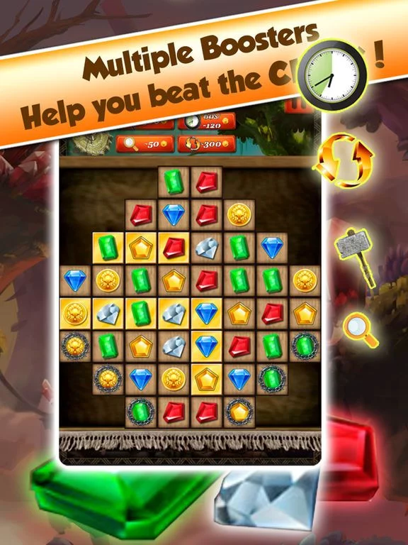 Изображение игры: Jewel Games Quest - Match 3 #