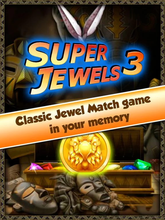 Изображение игры: Super Jewel Mania 3: Egypt Quest Match 3 Game
