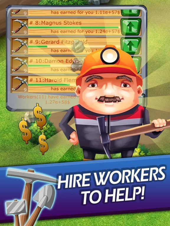 Изображение игры: Clicker Mine Idle Tycoon
