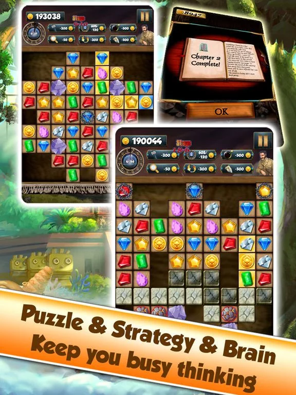 Изображение игры: Jewel Legend Puzzle Quest 2