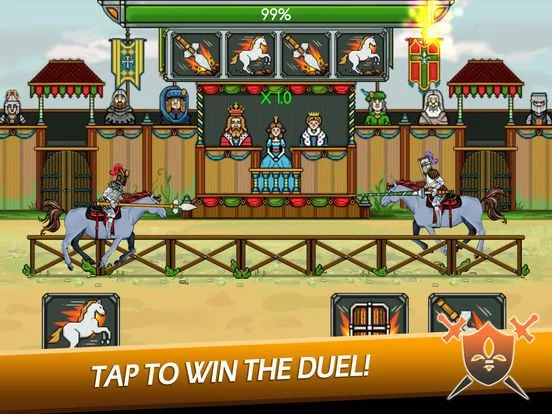 Изображение игры: Knight Joust Idle Tycoon