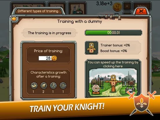 Изображение игры: Knight Joust Idle Tycoon