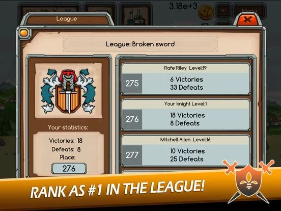 Изображение игры: Knight Joust Idle Tycoon