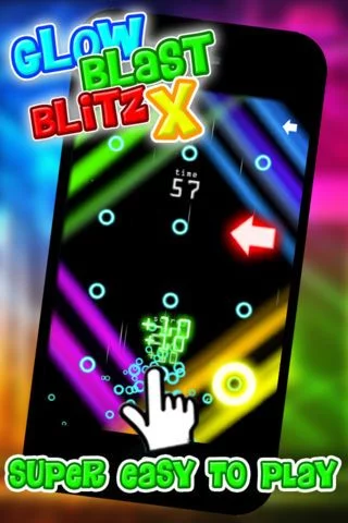 Изображение игры: Glow Blast Blitz X - the free fast and furious training game for tap tap games