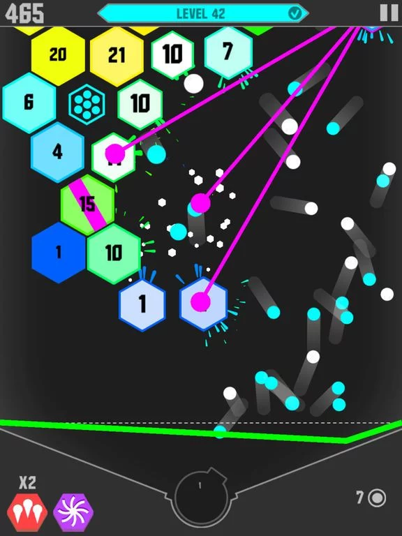 Изображение игры: HEXEZ- Hexagon Breaker Game