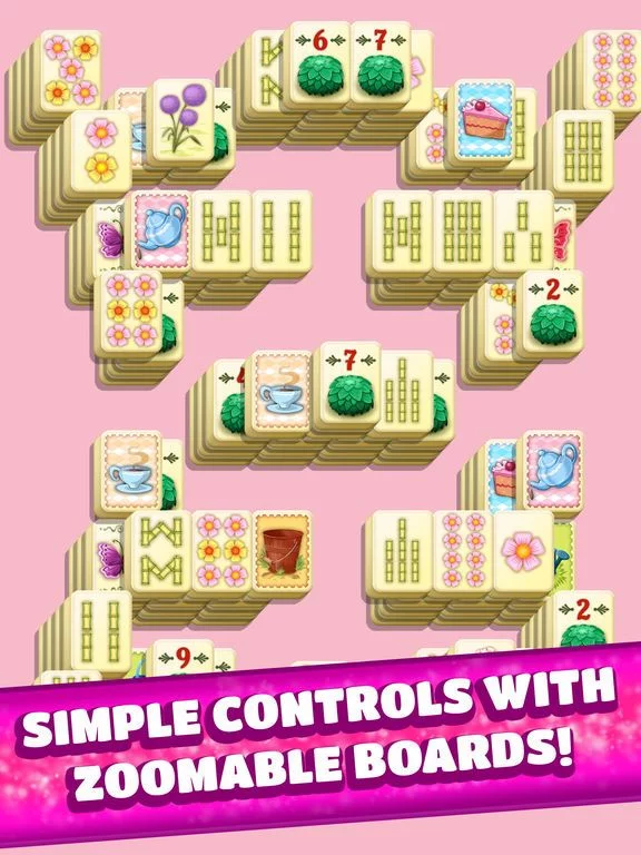 Изображение игры: Mahjong Spring Flower Garden