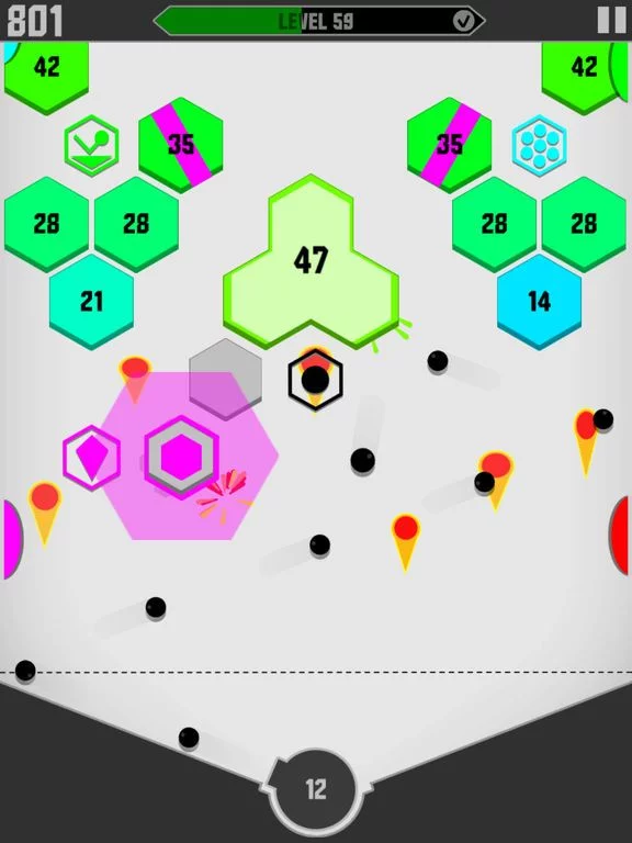 Изображение игры: HEXEZ- Hexagon Breaker Game