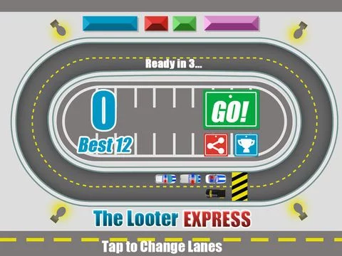 Изображение игры: The Looter Express - A Fun Endless Track Racing Game of Cops and Robbers