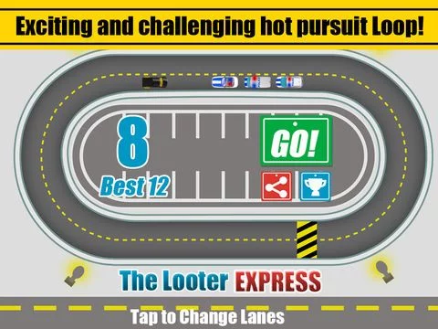 Изображение игры: The Looter Express - A Fun Endless Track Racing Game of Cops and Robbers