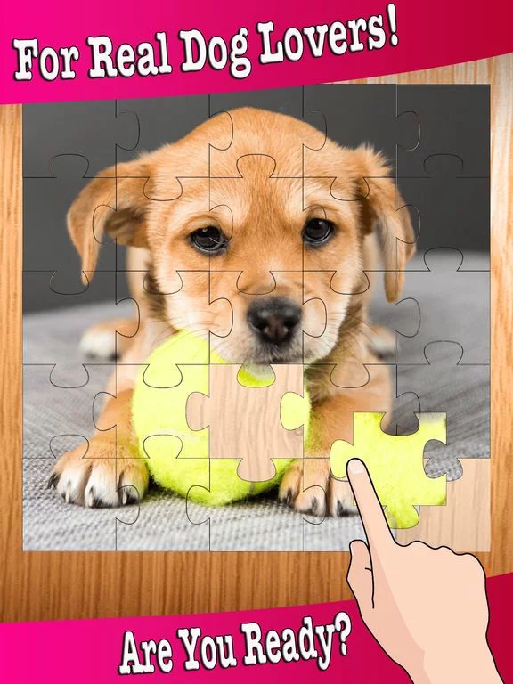 Изображение игры: Jigsaw Puzzles - Cute Puppy Love Baby Animal Game