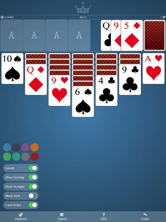 Изображение игры: Peak Solitaire
