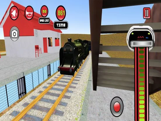 Изображение игры: Real Extra Fast Train Drive 3D