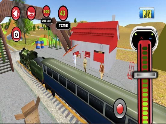 Изображение игры: Real Extra Fast Train Drive 3D